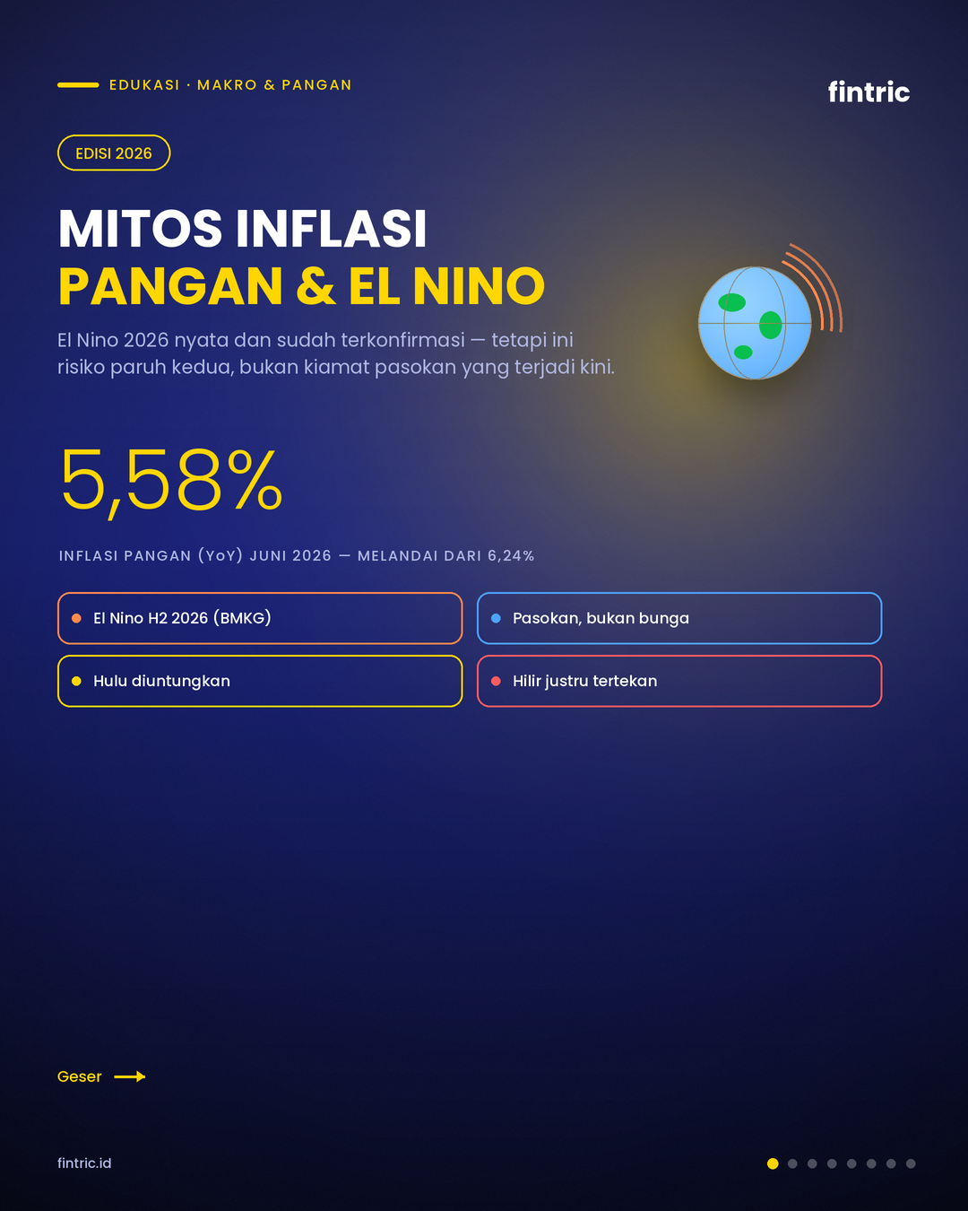Mitos Inflasi Pangan & El Nino 2026: Membaca Risiko Nyata Tanpa Narasi Kiamat