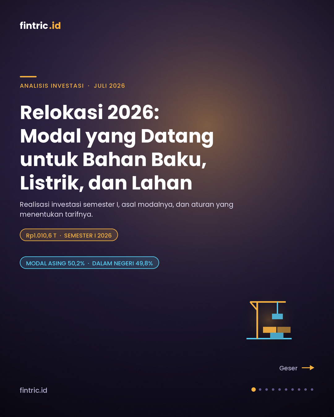 Relokasi 2026: Modal yang Datang untuk Bahan Baku, Listrik, dan Lahan